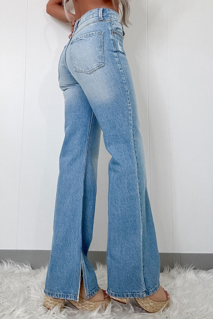 Plus Ψηλόμεσο Straight Jeans – 5558